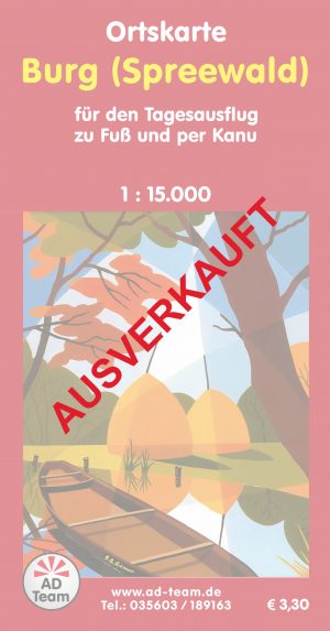Ortskarte Burg (Spreewald)